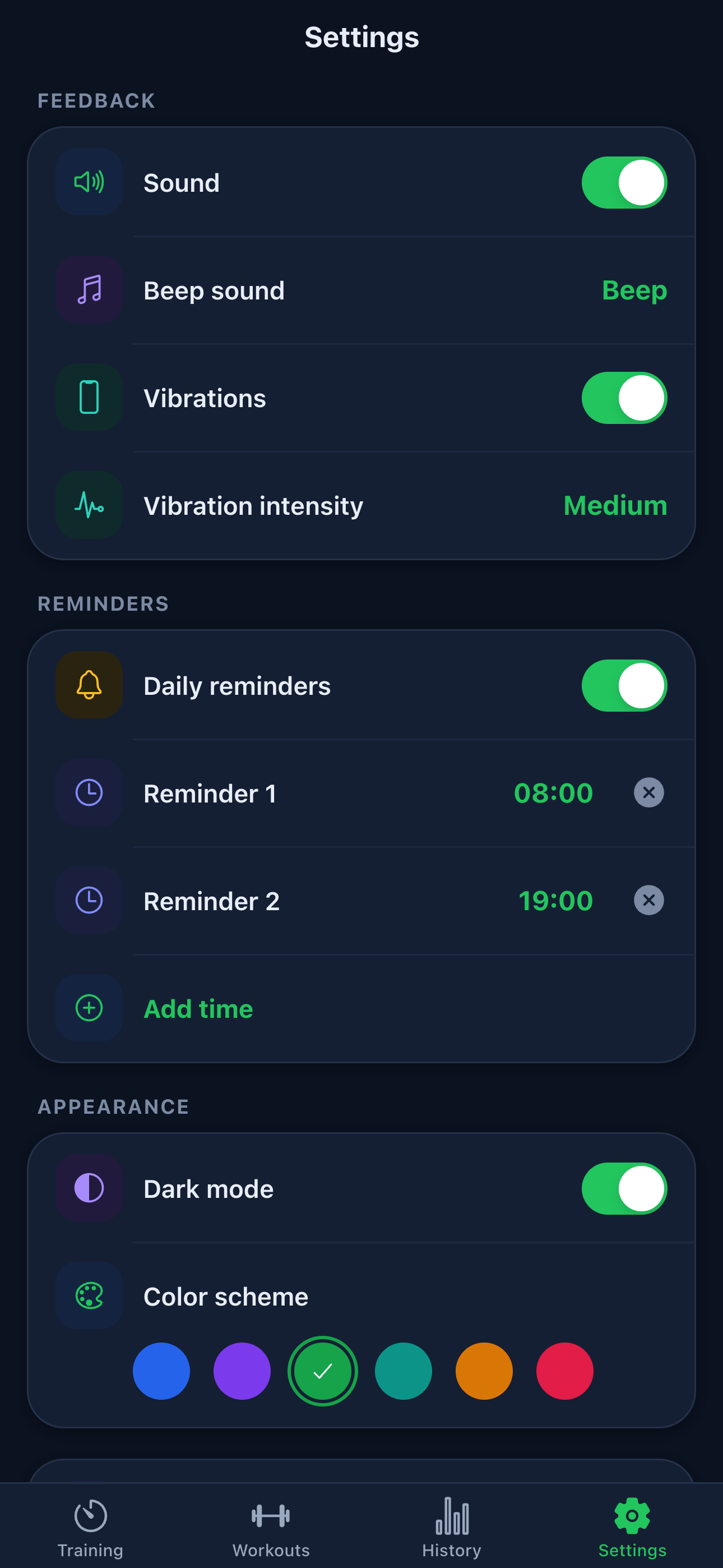 Themes dark